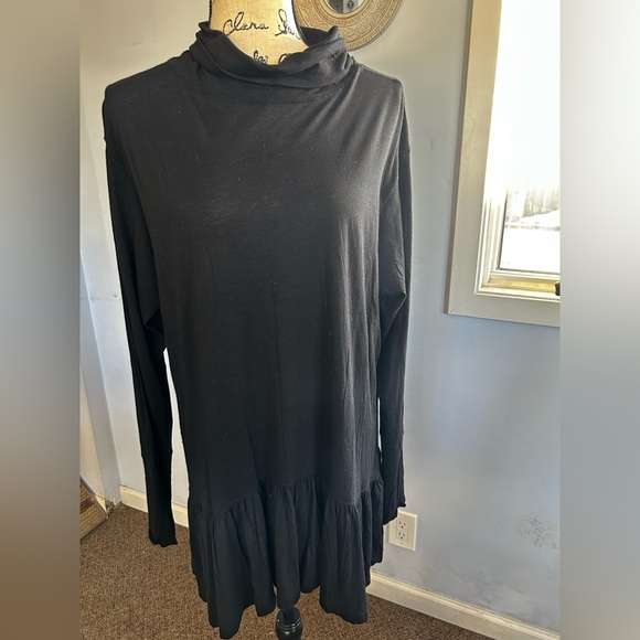 Free People tunic top ruffle hem bohemian hippie indie‎ lightweight - Picture 2 of 8